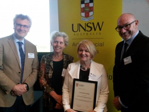 Recognition from UNSW as a “truly exemplary research partner”