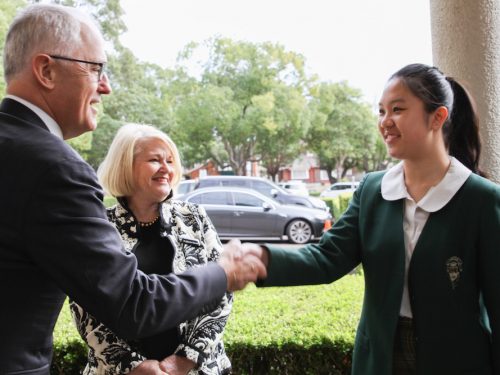 Visit from Malcolm Turnbull, Prime Minister of Australia