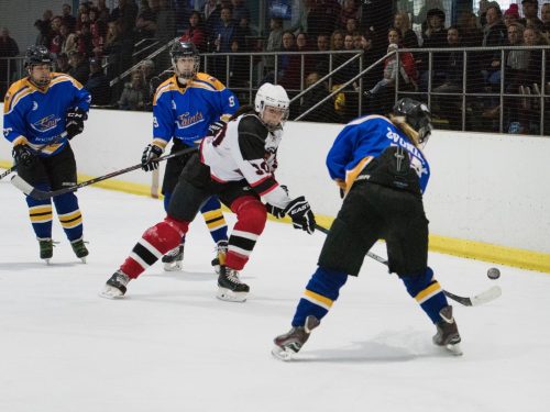 Hoisting the puck in Poland