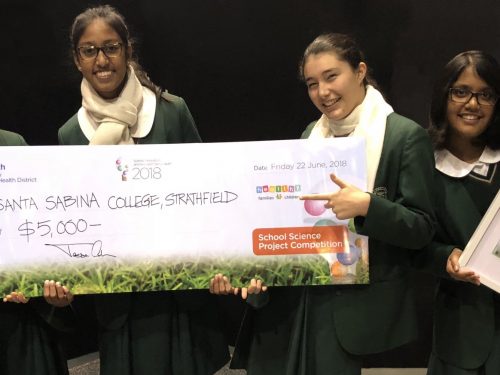 Santa Sabina wins Sydney science competition