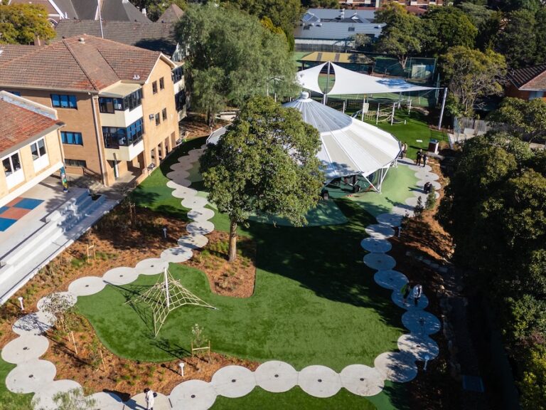 Celebrating the opening and blessing of new primary rotunda, playground and Rosary Garden featured image